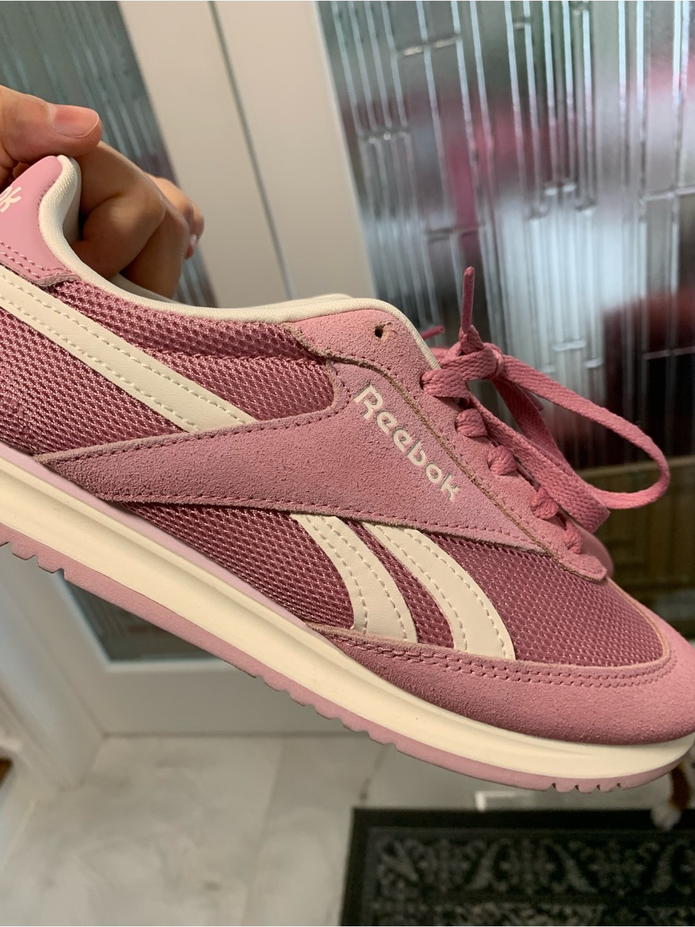 Pink Reebok Sneakers - Size 9 - Picture 2 of 10